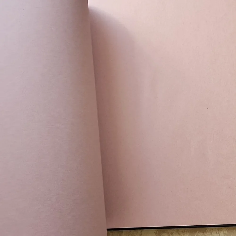 1960's NWOT Large Hardcover Scrapbook with Gold Cord Tie Binding